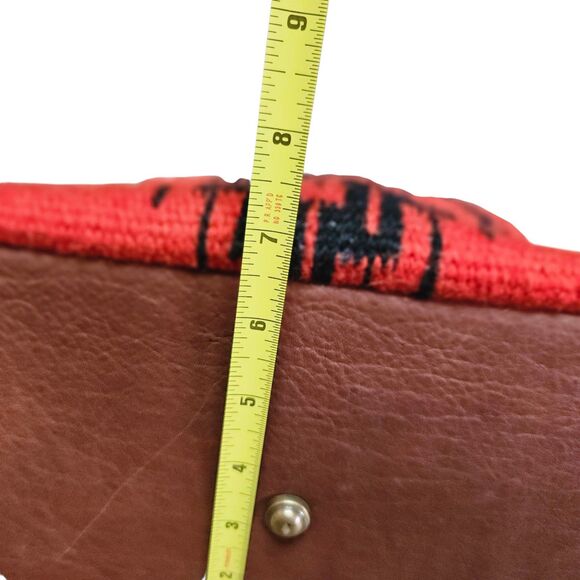 AD American Darling Signature Crossbody Bag Hand Tooled Leather Saddle Blanket - Picture 9 of 13